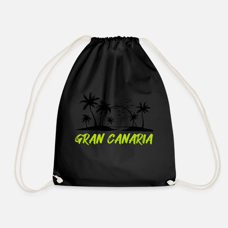 gran canaria - Turnbeutel - Schwarz