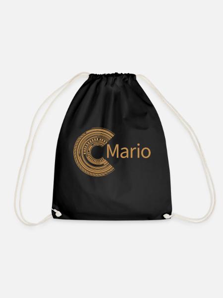 Für Mario - Turnbeutel - Schwarz