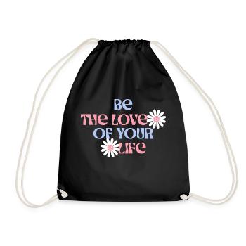 Soyez l’amour de votre vie - Sac de sport léger - noir - Devant