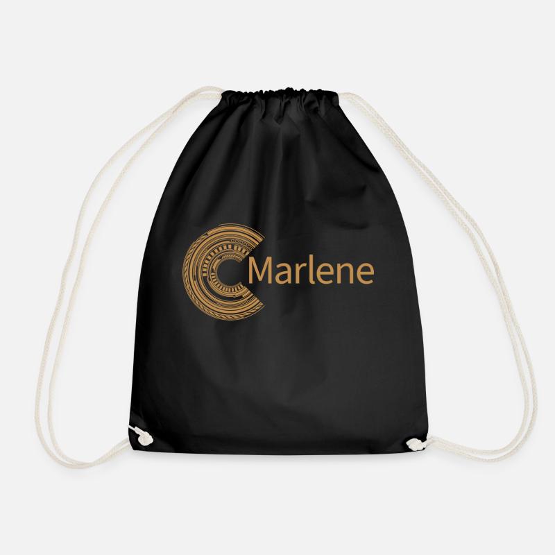 Für Marlene - Turnbeutel - Schwarz