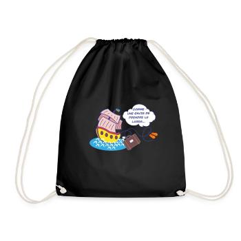 Envie de prendre le large - Sac de sport léger - noir - Devant