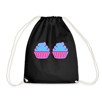 Petit gâteau 2 - Sac de sport léger - noir - Devant