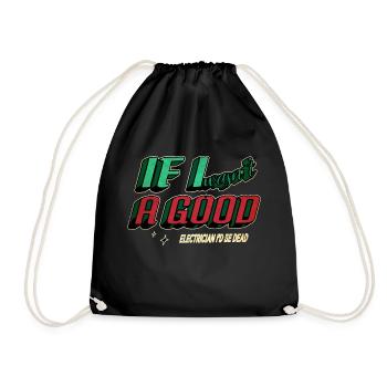 idée de cadeau d’anniversaire de blague électrique à la maison - Sac de sport léger - noir - Devant