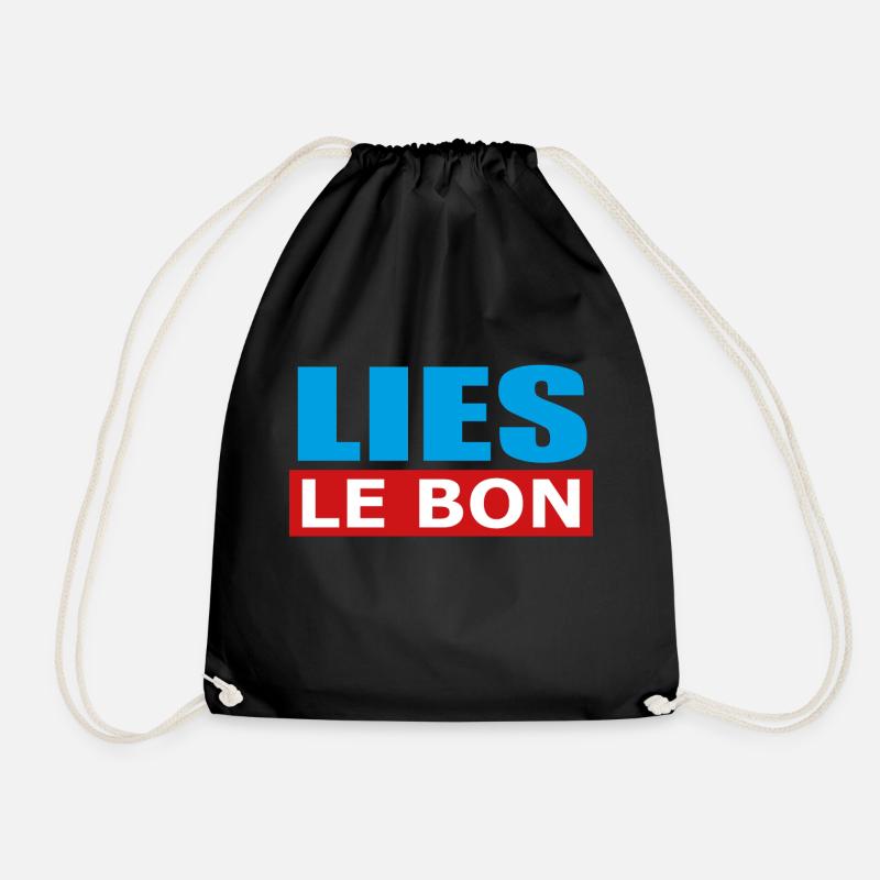 Lies Le Bon - Turnbeutel - Schwarz