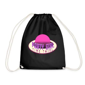 Dancing Queen Girl Retro Party Disco Music Dancer - Sac de sport léger - noir - Devant