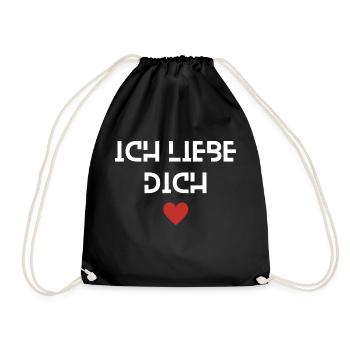 Je t’aime personne préférée chérie Saint-Valentin - Sac de sport léger - noir - Devant