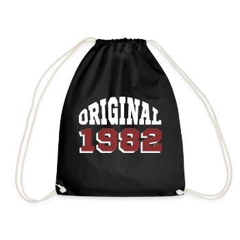 Original 1982 - Drawstring Bag - black - Front