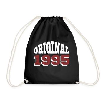Original 1995 - Drawstring Bag - black - Front