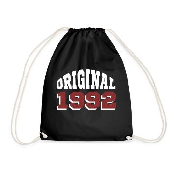 Original 1992 - Drawstring Bag - black - Front