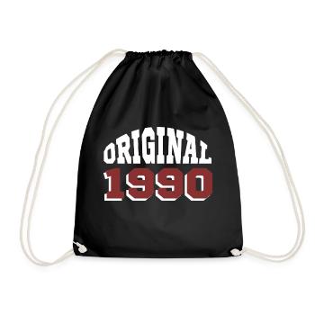 Original 1990 - Drawstring Bag - black - Front