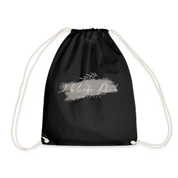 Je t’aime pour toujours - Sac de sport léger - noir - Devant
