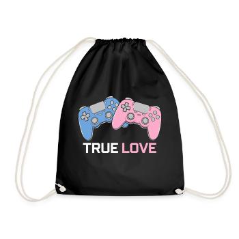 True Love - Sac de sport léger - noir - Devant