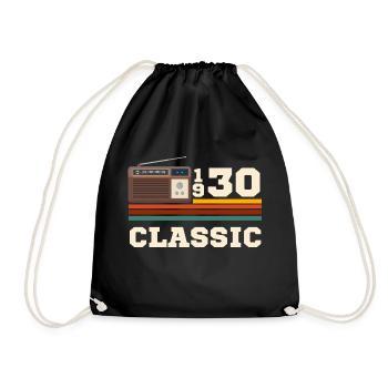 Anniversary 1930 retro classic - Drawstring Bag - black - Front