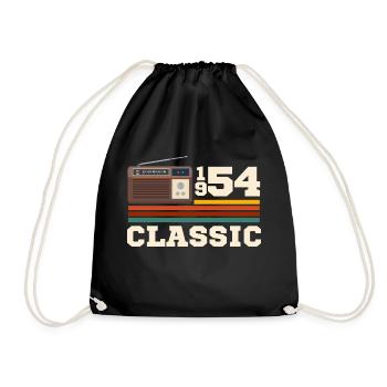 Anniversary 1954 retro classic - Drawstring Bag - black - Front