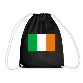 Irland - Turnbeutel - Schwarz - Vorne