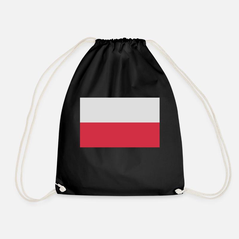 polen - Drawstring Bag - black