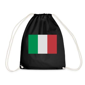 italien - Drawstring Bag - black - Front