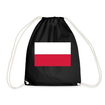 Pologne - Sac de sport léger - noir - Devant