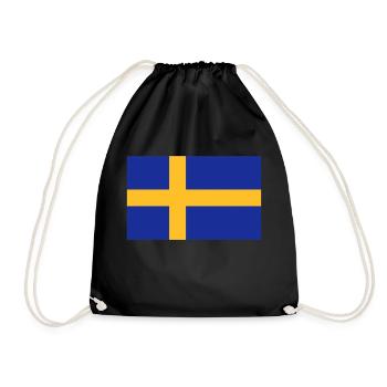 SUÈDE - Sac de sport léger - noir - Devant