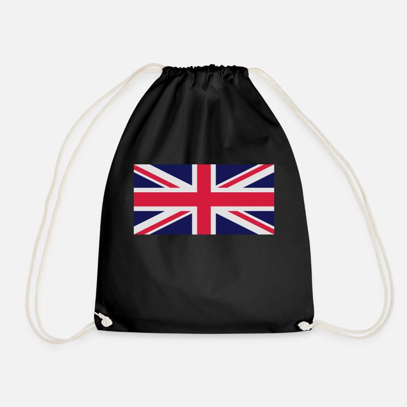 UNION JACK 2 - Drawstring Bag - black