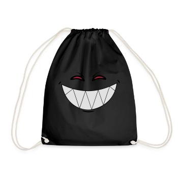 Sourire Démon - Sac de sport léger - noir - Devant