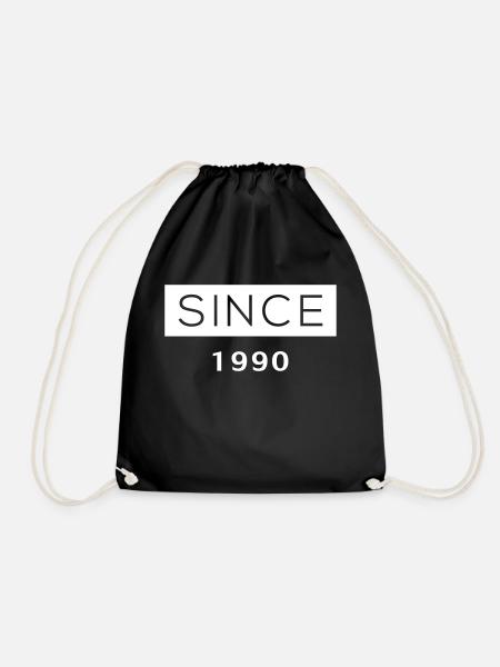 Since - 1990 - Turnbeutel - Schwarz