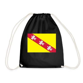 Drapeau Lorraine - Sac de sport léger - noir - Devant