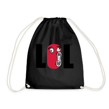 lol - Sac de sport léger - noir - Devant