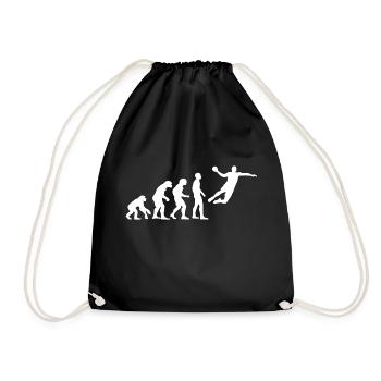 Evolution Handball - Turnbeutel - Schwarz - Vorne