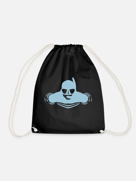 Underwater fighter - Drawstring Bag - black