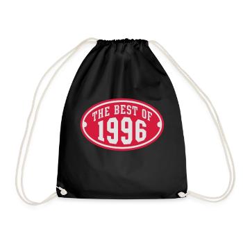 THE BEST OF 1996 2C Birthday Anniversaire - Turnbeutel - Schwarz - Vorne