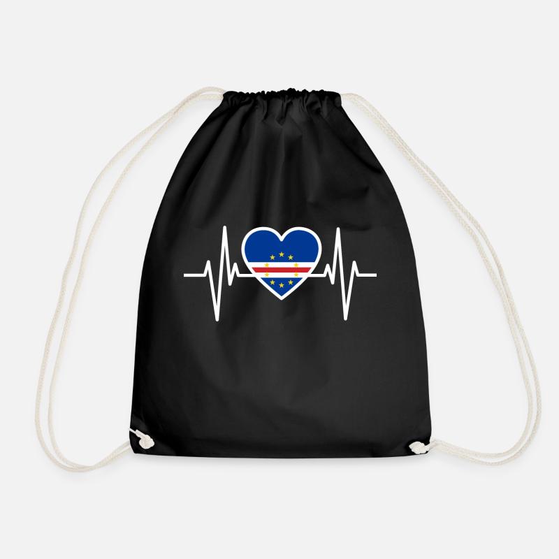 Cap-Vert Cape Verde Cabo Verde Cadeau De Drapeau - Sac de sport léger - noir