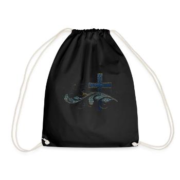 Christ en moi - Sac de sport léger - noir - Devant