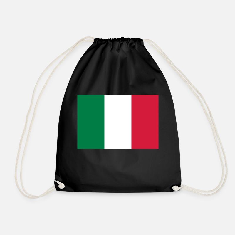 Italien - Turnbeutel - Schwarz