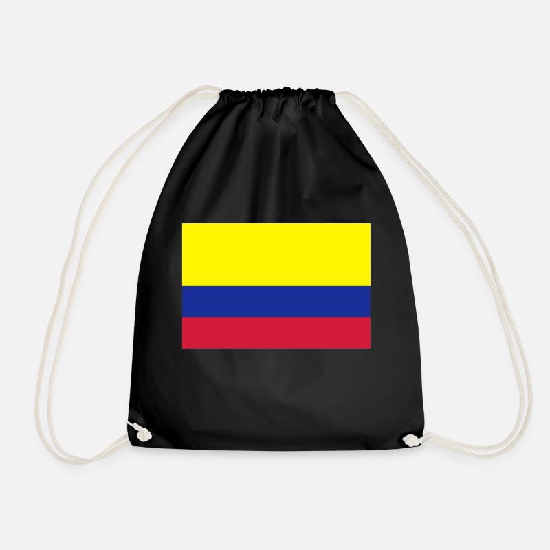 drapeau_colombie - Turnbeutel - Schwarz