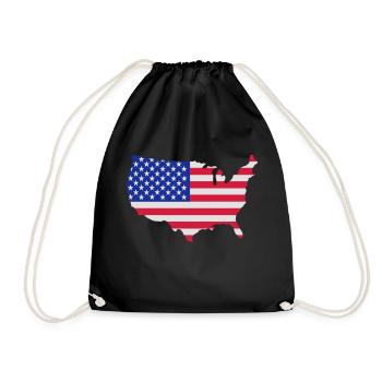 Etats-Unis - Sac de sport léger - noir - Devant