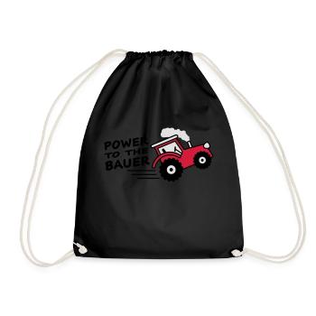 power_to_the_bauer - Sac de sport léger - noir - Devant