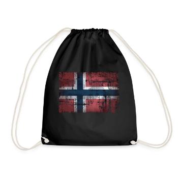 Norway - Drawstring Bag - black - Front