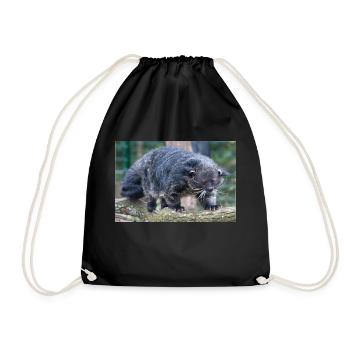 Binturong (Arctictis binturong) Marderen Asie - Sac de sport léger - noir - Devant