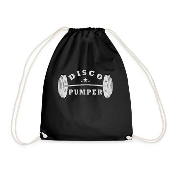 Disco Pumper - Turnbeutel - Schwarz - Vorne