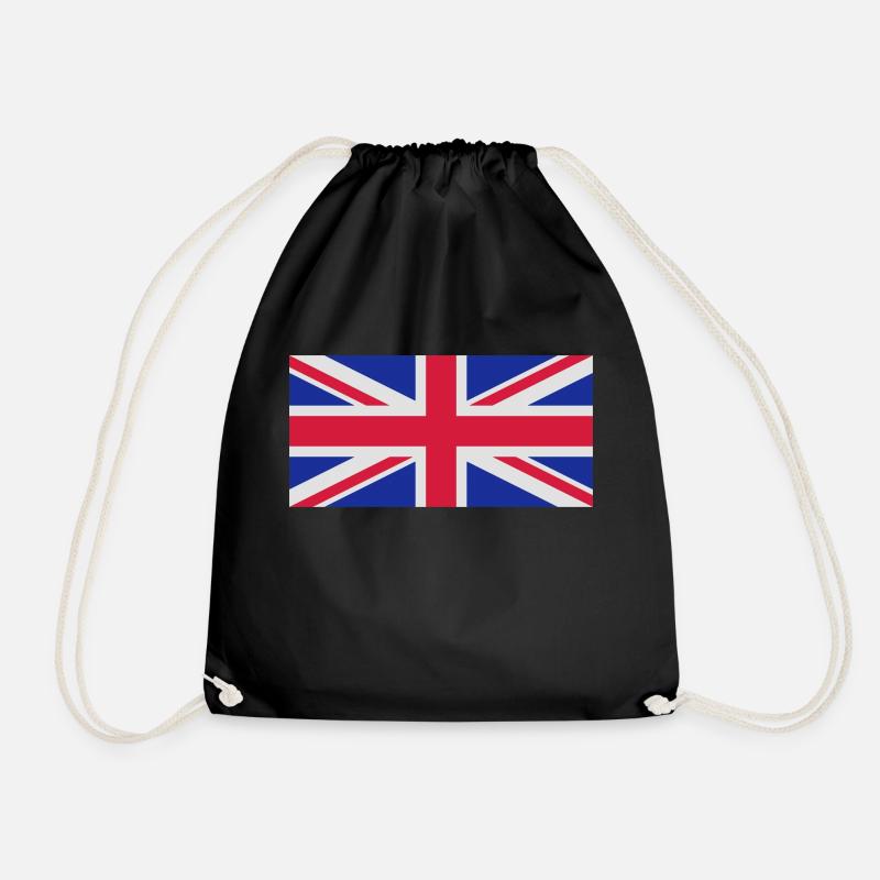 union jack uk - Turnbeutel - Schwarz