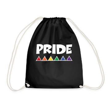 pride2 2 - Turnbeutel - Schwarz - Vorne