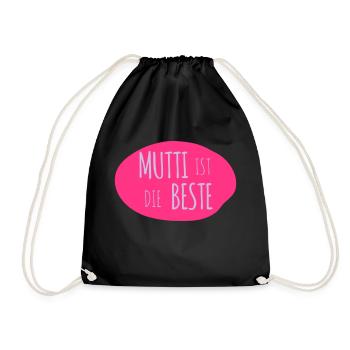 Maman est la meilleure 2c - Sac de sport léger - noir - Devant