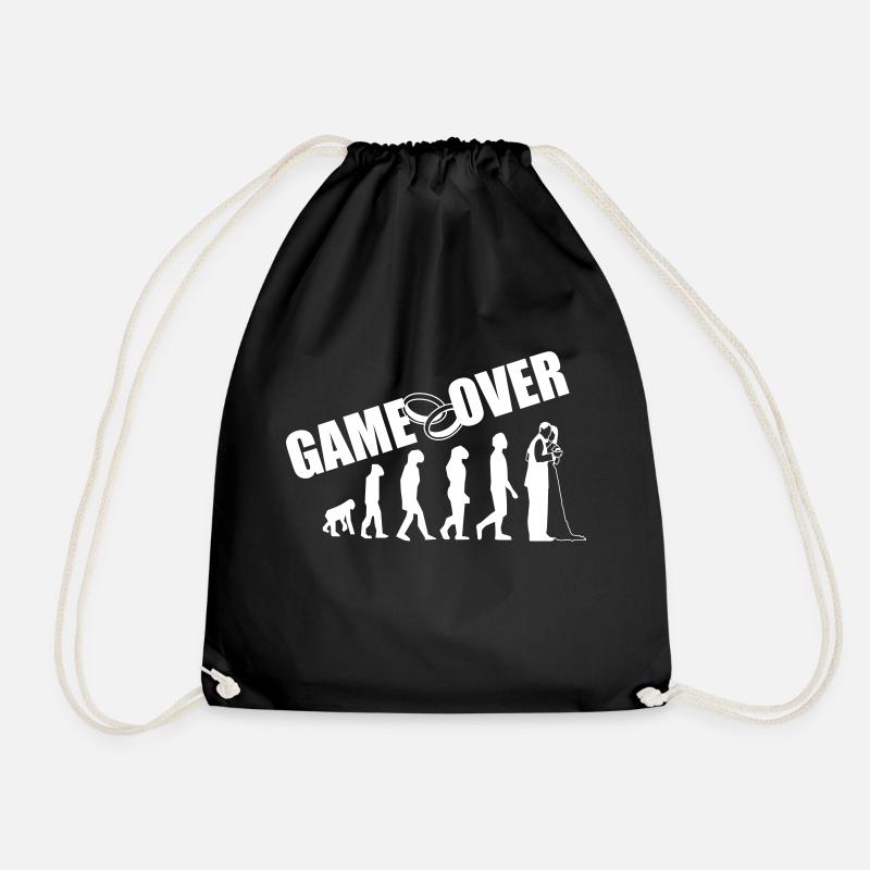 Bachelor party Bachelor party - Drawstring Bag - black