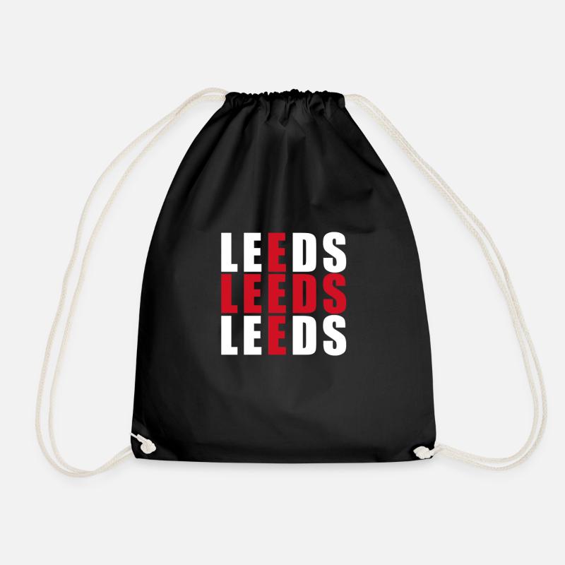 LEEDS - Drawstring Bag - black