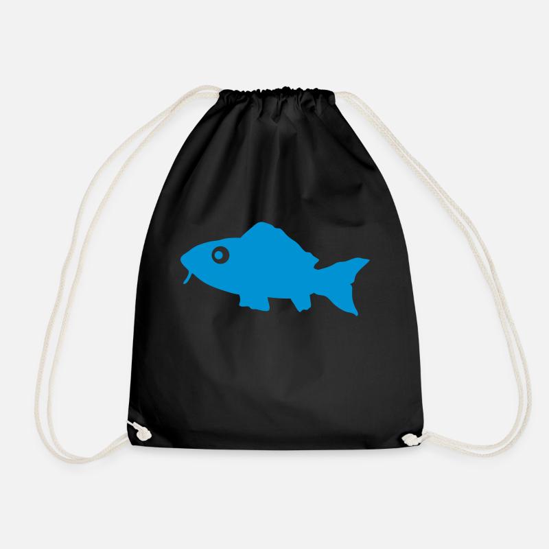 fish - Turnbeutel - Schwarz
