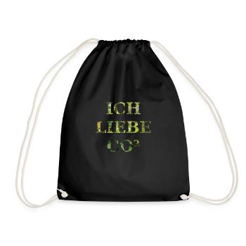 J'aime co2 - Sac de sport léger - noir - Devant