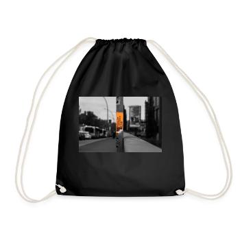 Antifa Stickers - Drawstring Bag - black - Front