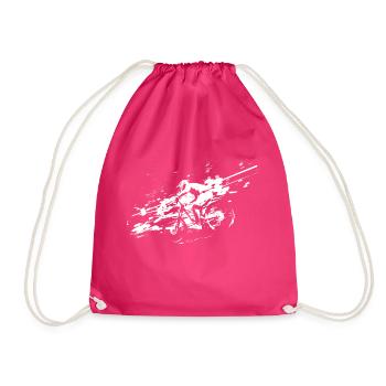 mtb vtt downhill - Sac de sport léger - fuchsia - Devant