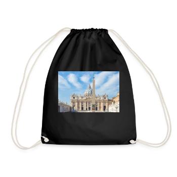 St. Peter's Square Rome Italy - Drawstring Bag - black - Front